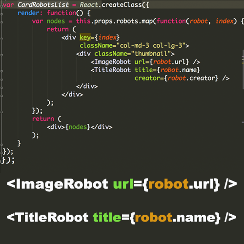 Componente Card Robots List